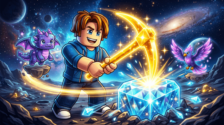 Visuel de l'expérience ⛏️+🧊+🪐