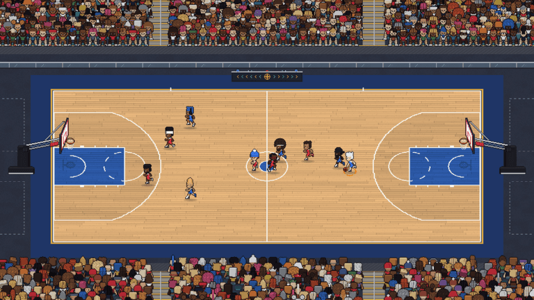 Visuel de l'expérience Pixel Basketball