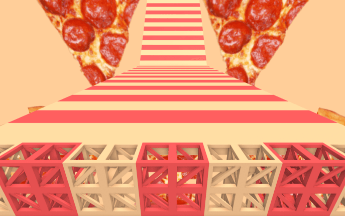 Visuel de l'expérience Pizza Obby