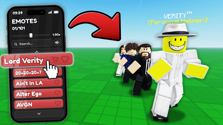 Visuel de l'expérience 🙂[LORD VERITY] Emotes Testing ✨