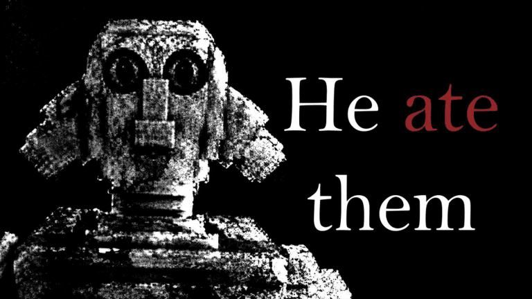 Visuel de l'expérience he ate them. [HORROR]