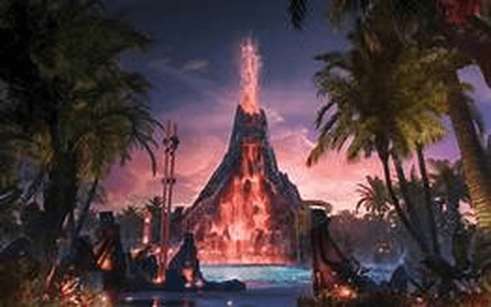 Visuel de l'expérience volcano water park