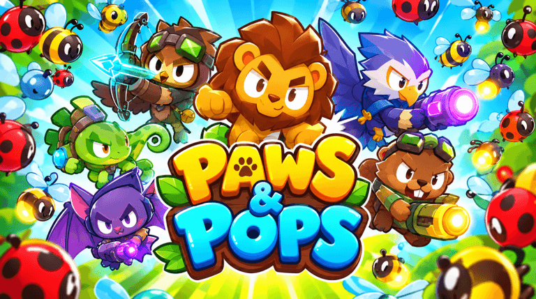 Visuel de l'expérience Paws Tower Defence🐾