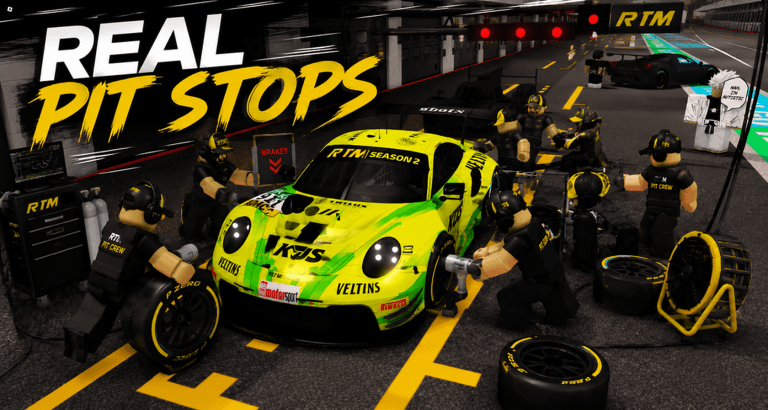 Visuel de l'expérience (Pit Stops + Abu Dhabi) Roblox Touring Car Racing 