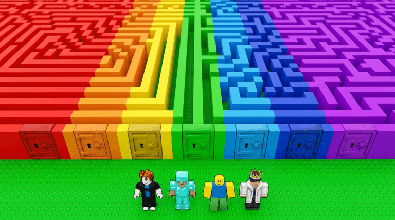 Visuel de l'expérience Maze Obby