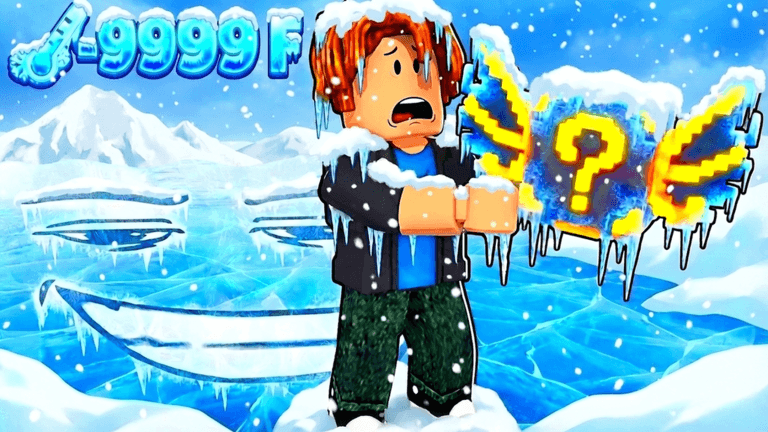 Visuel de l'expérience Survive Cold for Lucky Blocks!