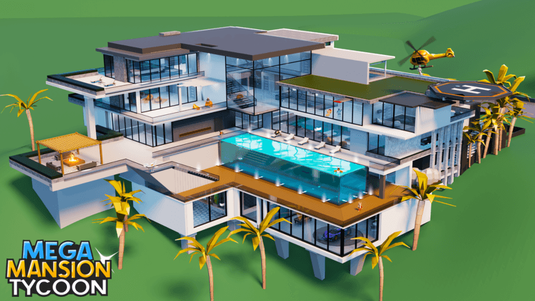 Visuel de l'expérience Mega Mansion Tycoon 🌴🛥️