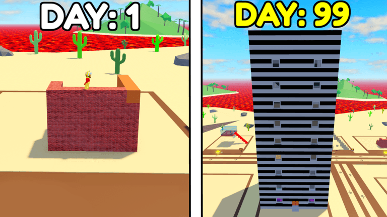 Visuel de l'expérience Build To Survive The Lava With Friends