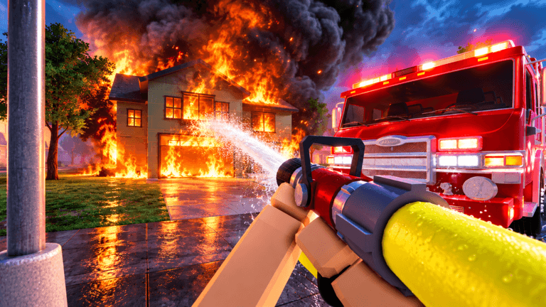 Visuel de l'expérience Firefighting Sim 🚒