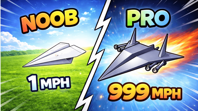 Visuel de l'expérience 🏁 Paper Plane Race!