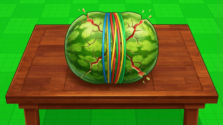 Visuel de l'expérience Rubber Band Watermelon 🍈