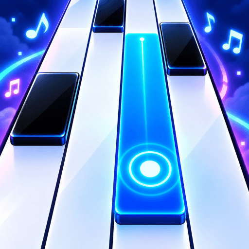 Visuel de l'expérience Piano Rhythm Tiles